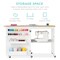 Best Choice Products Sewing Machine Table & Desk w/ Craft Storage and Trays